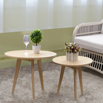 solid wood combination tea table originality Side table a living room Small apartment furniture Table fashion round table customized factory wholesale