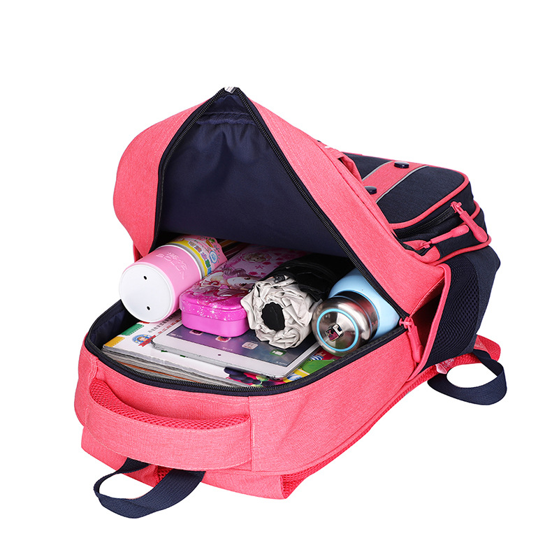Liquidación estudiante de la escuela primaria mochila femenina Grado 2-3 niños mochila protección de la columna vertebral reducción de la carga Mochila 6-12 años de edad Niño