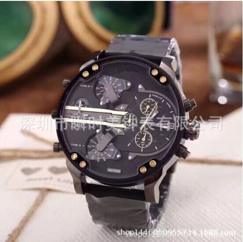 AliExpress DZ7370 Red Big Dial Men's Personality Fashion Watch for Export