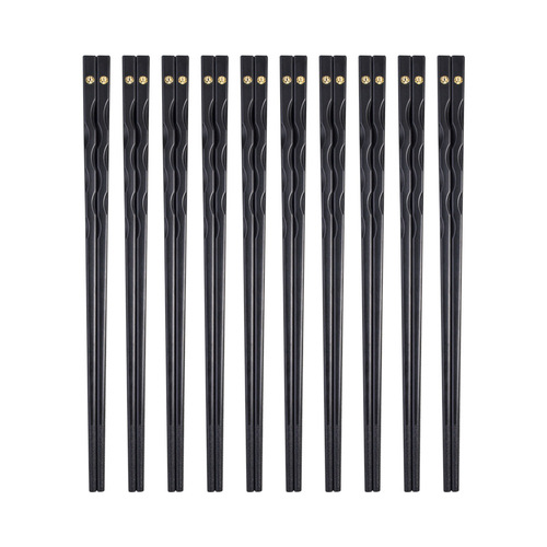 Full of Customers, Multiple Factories Direct Selling Creative Personalized Alloy Chopsticks for Home and Hotel, Chinese Style Anti-Slip Chopstick Tableware Gift Box Wholesale