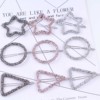 Crystal, hairgrip, triangle, hair accessory, Korean style