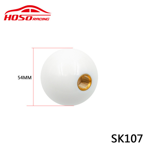 Cross-border car modification universal round gear shift handle racing manual transmission shift lever handle gear knob