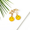 Cartoon ear clips, short earrings, no pierced ears, Korean style, simple and elegant design