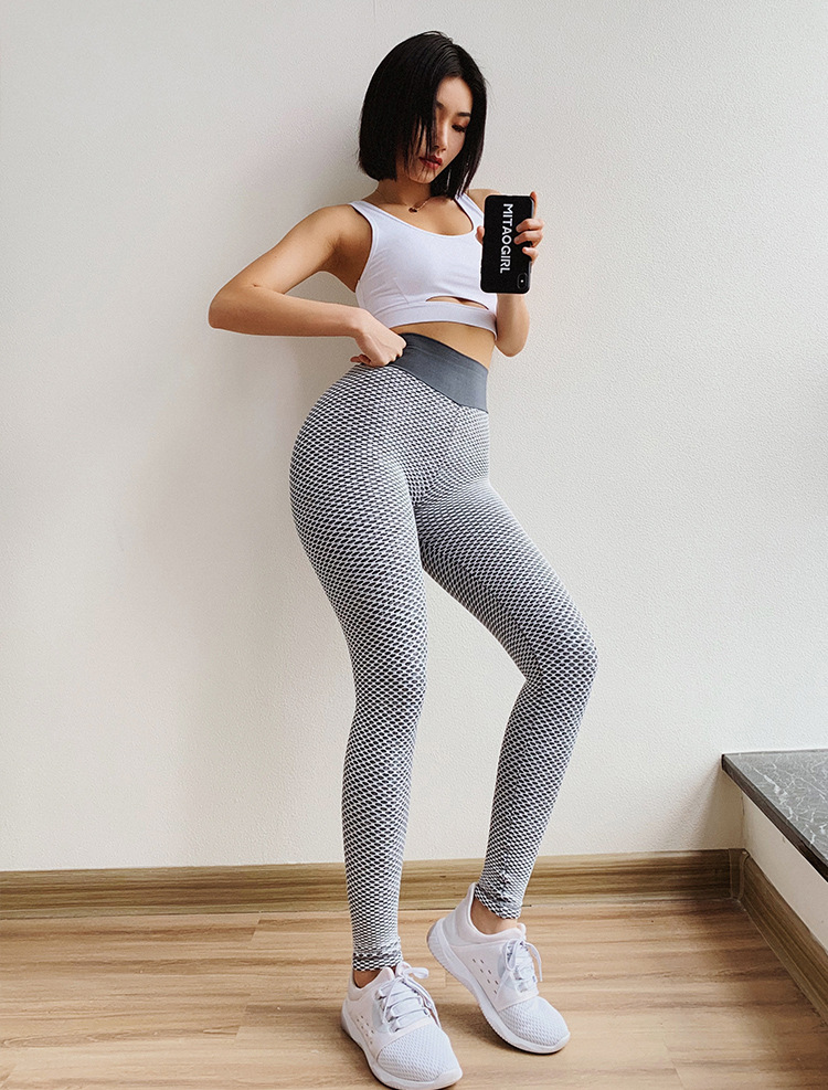 seamless high waist mesh elastic leggings nihaostyles clothing wholesale NSXER85015