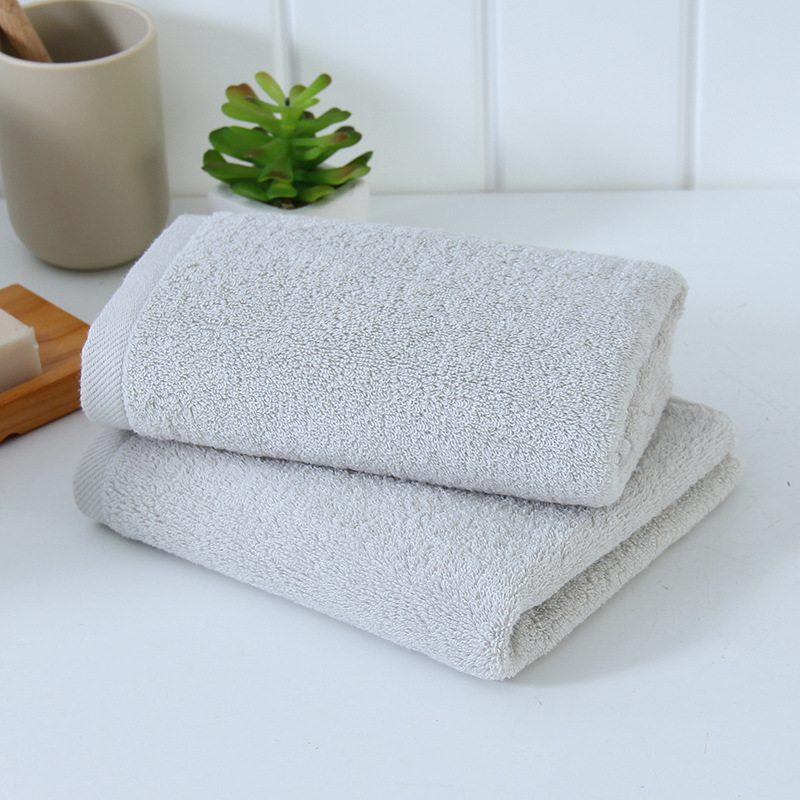 PREMIER pure cotton towel 21 Plain colour adult Washcloth soft water uptake Embroidery customized logo Labor protection gift box