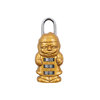 Manufacturer zinc alloy password hanging lock zodiac animal hanging lock bag password lock home mini -hanging lock