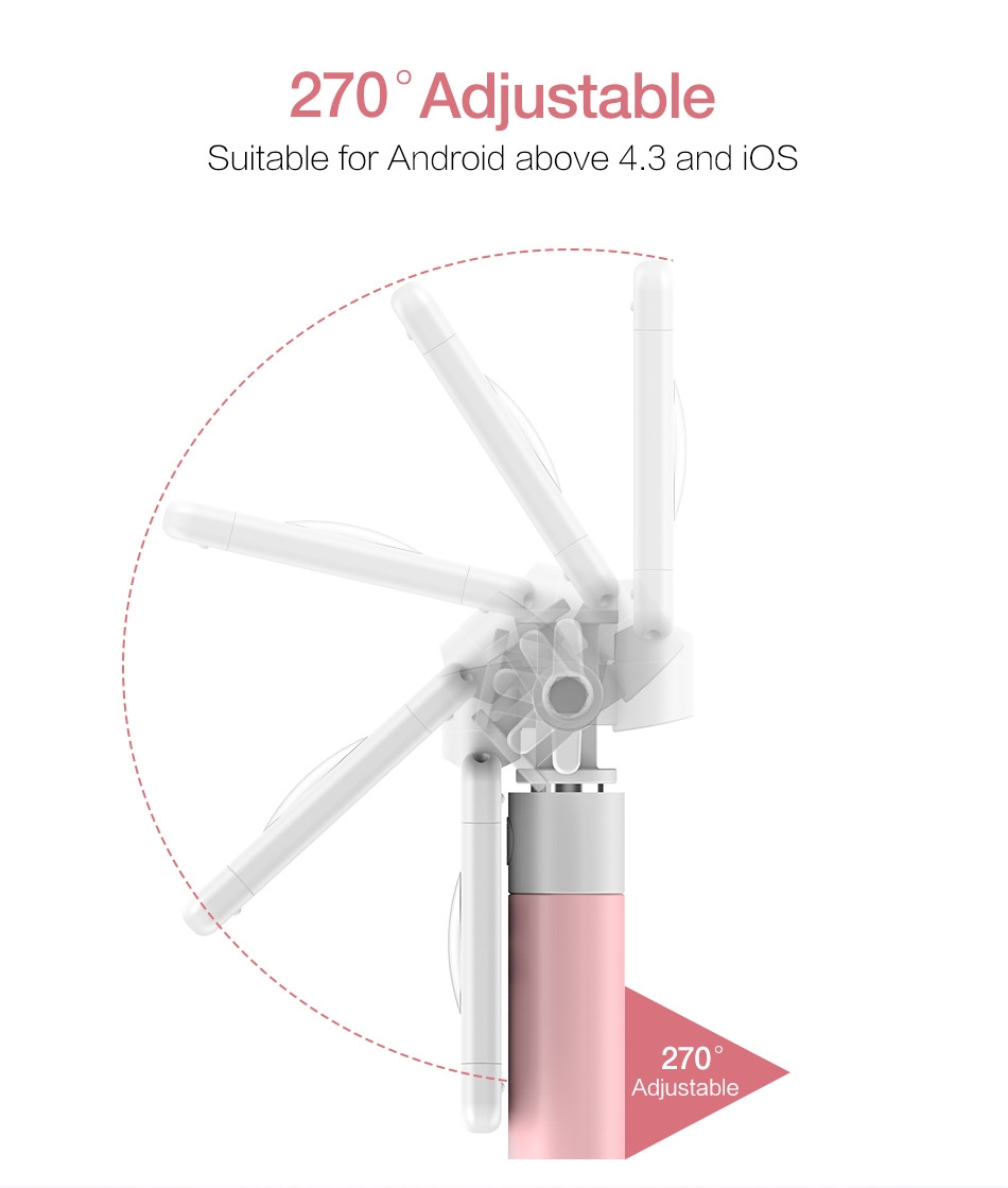 Bâton selfie en Avancée pliant en silicone - Ref 3387013 Image 16