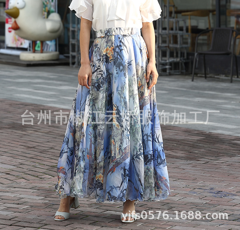 Jupe femme YUN JIAO ROSE en Mousseline - Ref 3329092 Image 20