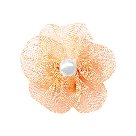 Yao Ming tejido hecho a mano cinta 2,2 cm arco pequeña flor regalo embalaje ropa interior accesorios cinta flor