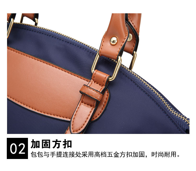 502g Weight Polyester Lining Material Zipper Closure Type Single Shoulder Strap Strap Type Bag Sets Bags Type Solid Color Pattern Fashion Style Square Shape Khaki, Red, Blue, Black Color Large Size Large Fashion Bag Sets 30