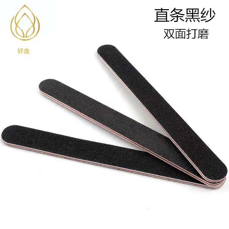 Black circular double -sided nails