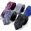 6cm man necktie Korean Edition Jacquard weave Polyester Yarn necktie fashion personality decorative pattern customized Manufactor Direct selling