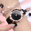 Starry sky, fashionable swiss watch, trend retro quartz watches for elementary school students, Korean style