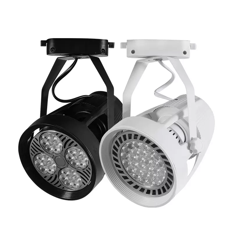 LED轨道灯喇叭口Par30家具射灯led服装店超市35W射灯散光轨道射灯