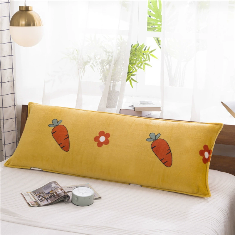 Keep warm coral flannel pillowcase, upgraded version