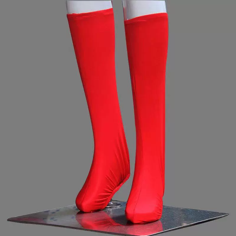 Квадратный танец моряка танец красный чехол для обуви сценическое представление красный чехол для ног для взрослых