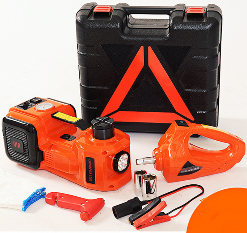 便携式千斤顶汽车房车越野车立式液压千斤顶轮胎更换电动工具批发