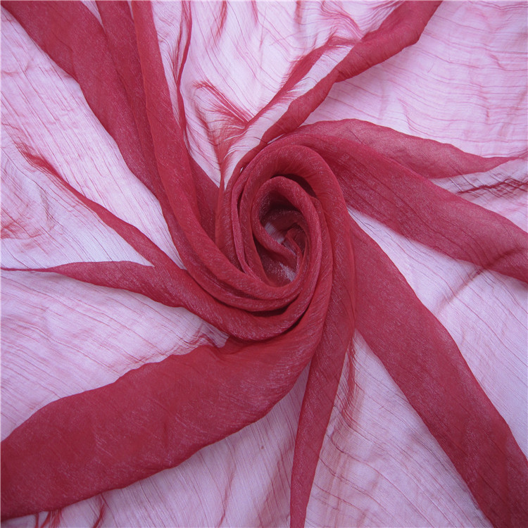 现货锦丝绉 微绉雪纺 汉服 裙装轻薄服装面料批发