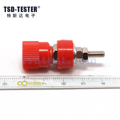 S4828 Pure copper high current 4mm jack screw M4 binding post 24A connector banana panel socket