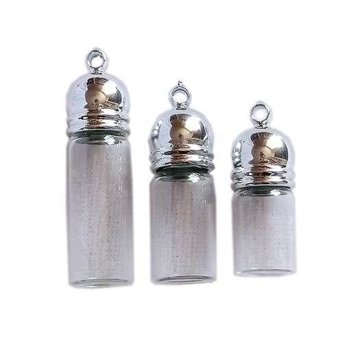 Rare product source transparent perfume essential oil refilling bottle pendant wishing bottle necklace pendant accessories wholesale