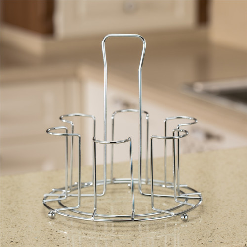 Wholesale cup holder water cup upside down cup holder kitchen supplies six cup holder drain cup holder hotel bar KTV wine glass holder