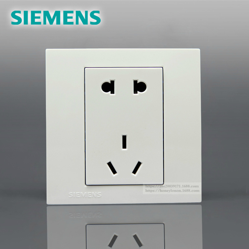 SIEMENS/西门子 灵致Aizo（雅白色）二三极插座5UB08381NC1