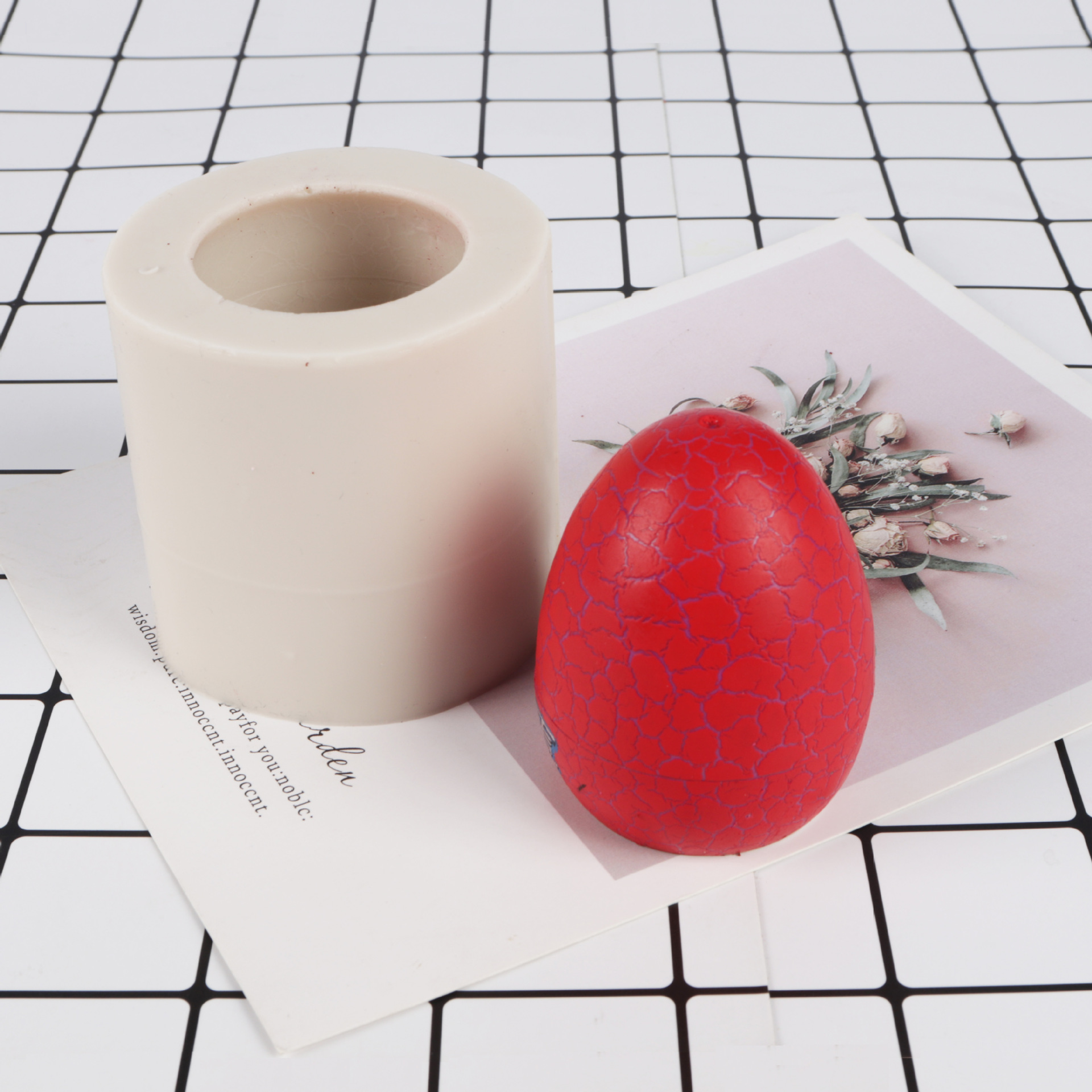 Molde de pastel huevo de dinosaurio chocolate molde de silicona molde de pastel de fondant DIY jabón hecho a mano molde epoxi