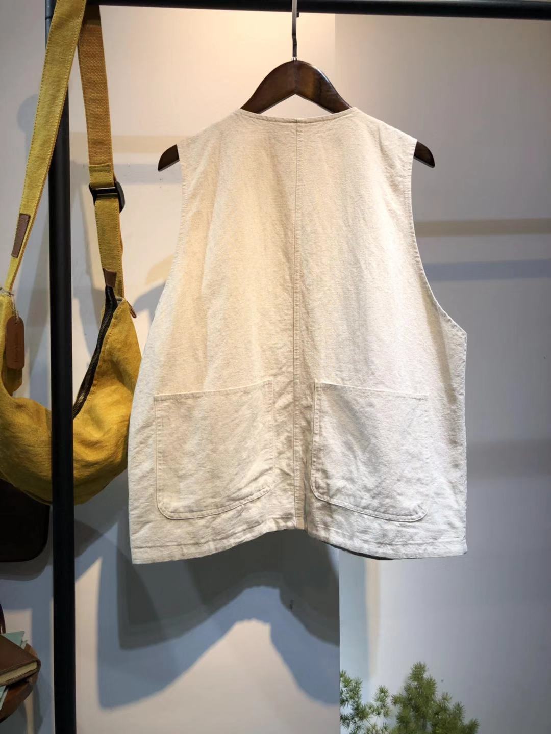 Gilet femme en Coton et lin - Ref 3316802 Image 21