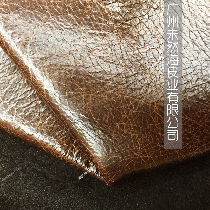 【未然海】现货供应头层复古双色家私皮油蜡整张牛皮真皮