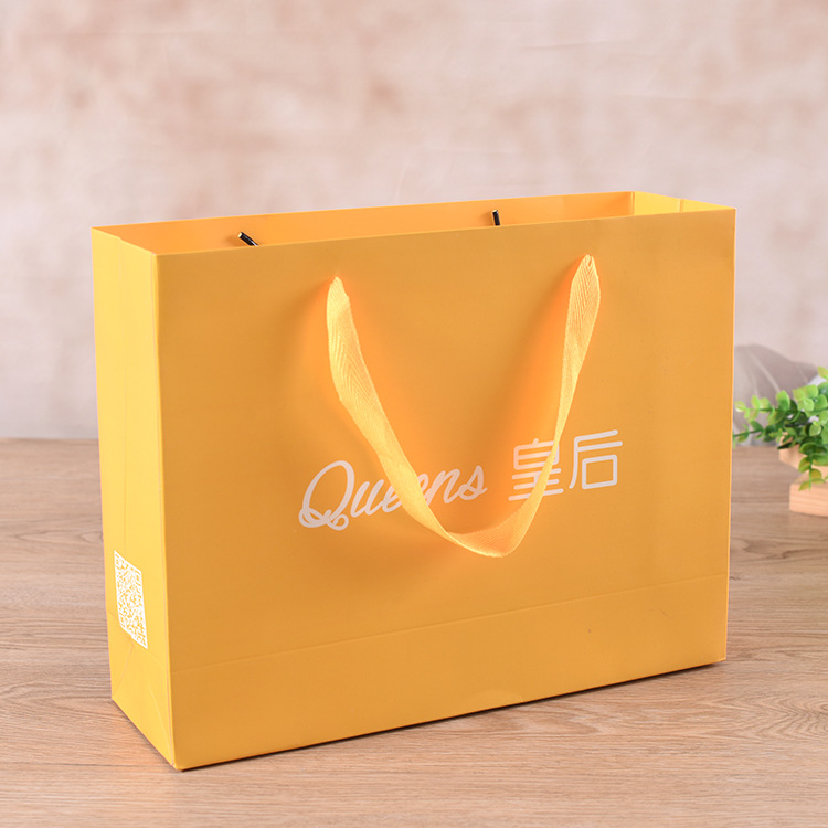 创意广告手提购物袋印刷彩色个性服装手提纸袋礼品袋