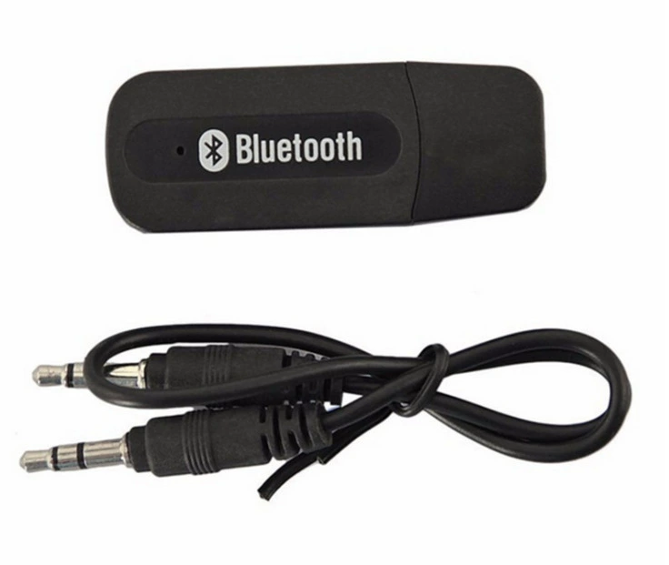 USB dual output Bluetooth receiver two -in -one Bluetooth music receiving stick 3.5mm car Bluetooth music
