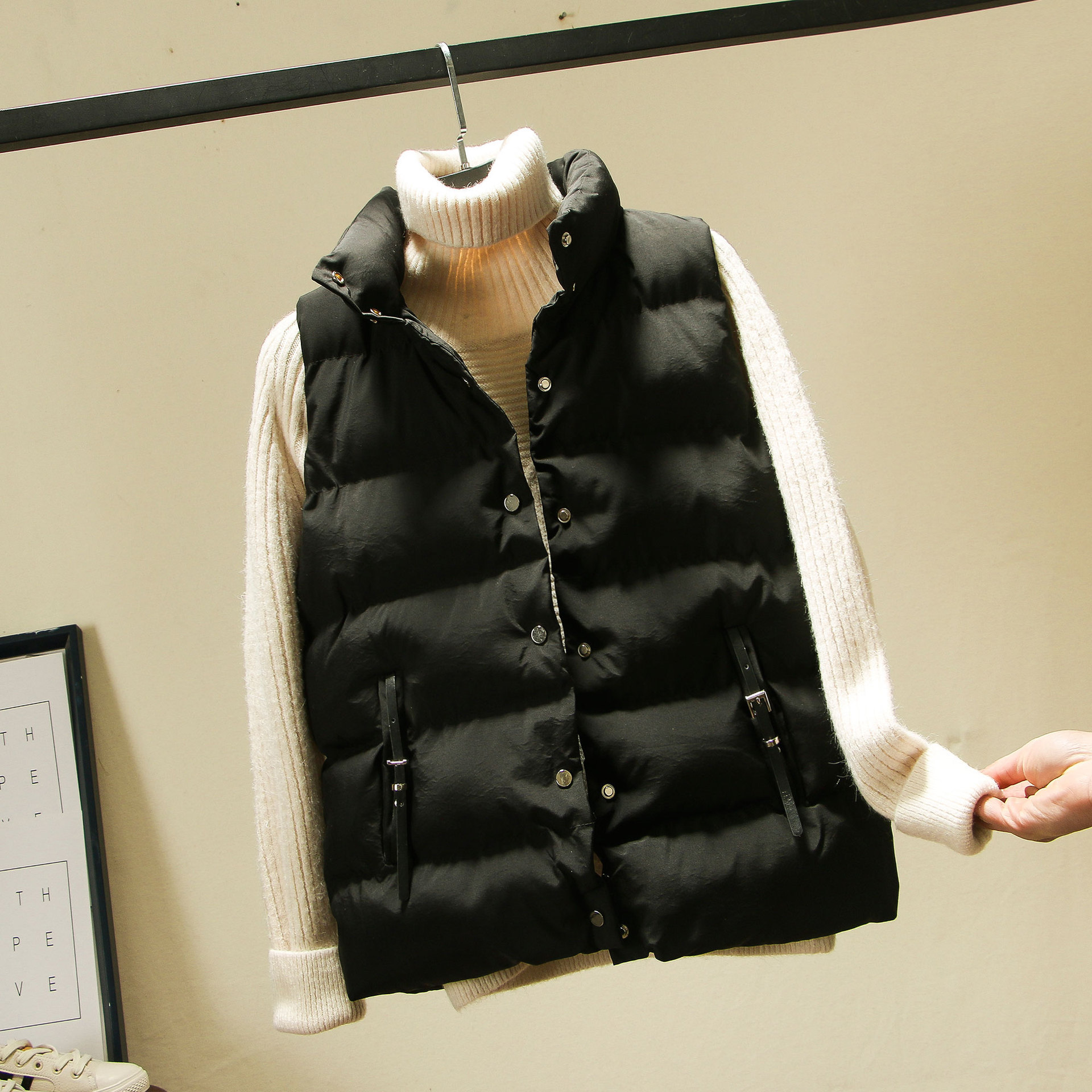 Gilet femme en Coton et lin - Ref 3317203 Image 4