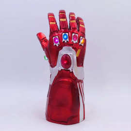 万圣节复仇者联盟cosplay钢铁侠发光无限手臂终极之战手套