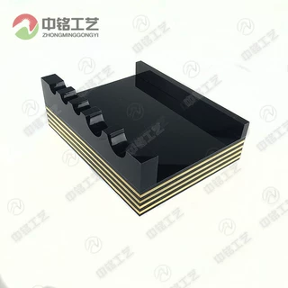 定做化妆刷电子烟展架亚克力 镜面亚克力制品定制 黑色亚克力笔架