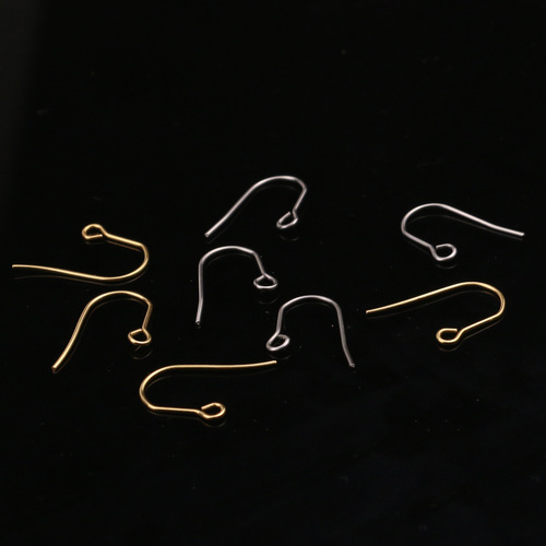 Stainless steel small U-shaped earring hook earring earring DIY jewelry accessories hook jewelry handmade accessories wholesale