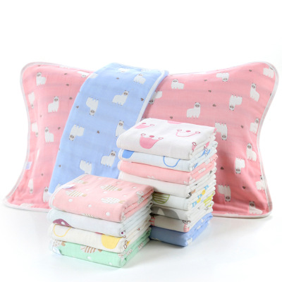 multi-storey Gauze Pillowcase Four Seasons comfort Sweat ventilation adult Pillowcase baby Sleeping pad Manufactor wholesale
