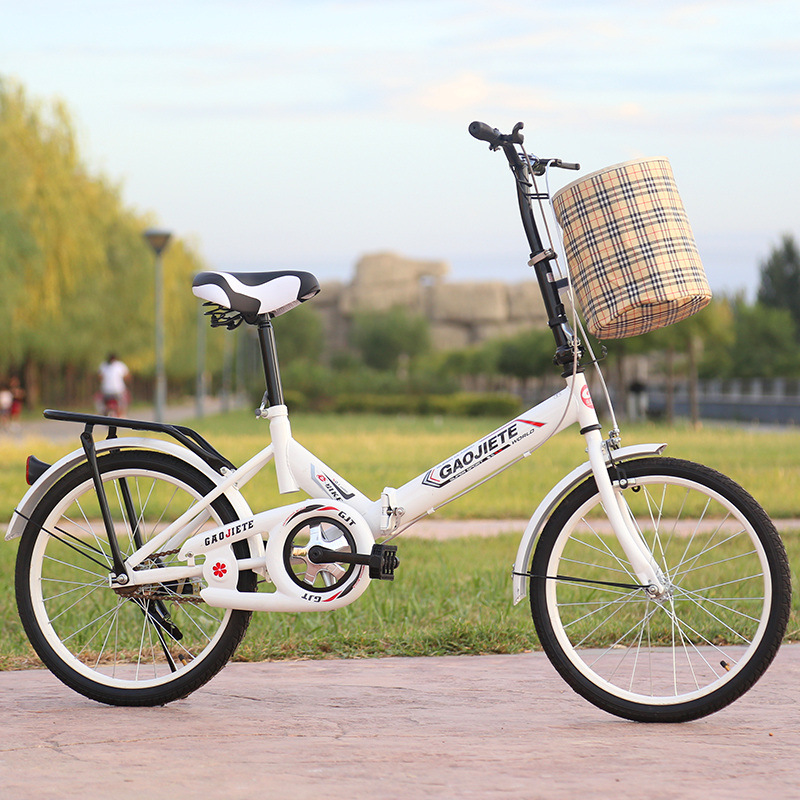 厂家直供20寸折叠车成人中小学生折叠自行车礼品车LOGO制作