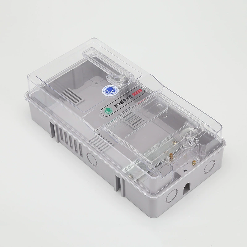Spot supply electronic single -phase electric meter box transparent plastic meter box combination preparation fee plug -in card meter box