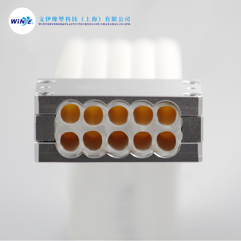 电缆保护外套 防尘橡胶柔性拖链 无尘柔性拖链 白色无尘拖链