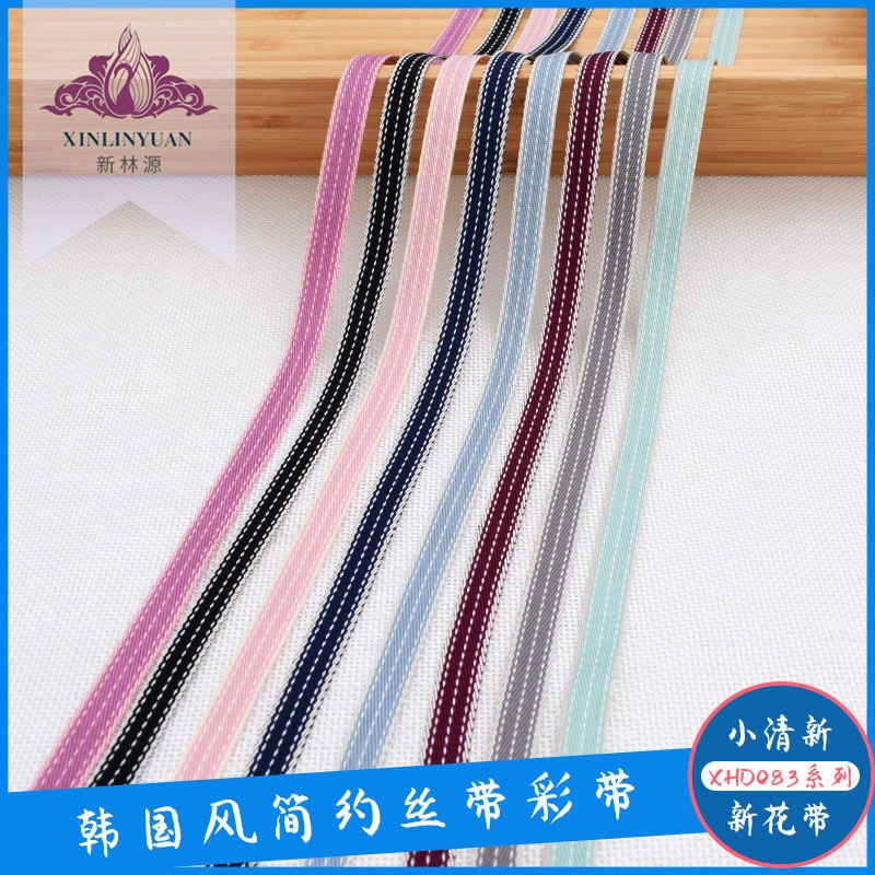 XHD083 серия свежий цветной ремень 1 см Корейский стиль минималистичная лента ленты для одежды DIY аксессуары