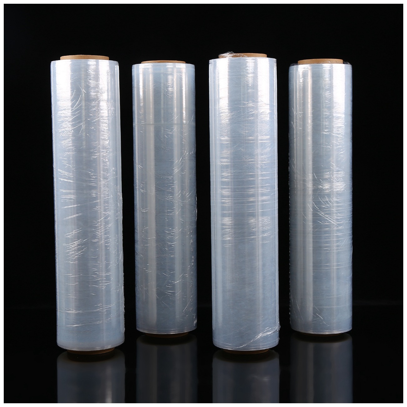 透明缠绕膜打包物流出口托盘高拉伸手用机用