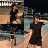 Mini-skirt, summer T-shirt dress, slim fit, with short sleeve, suitable for teen, 2019, drawstring