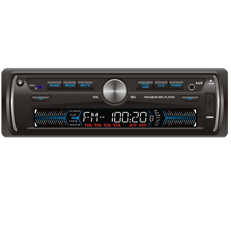 Suministro directo de fábrica transfronterizo dedicado panel desmontable fijo coche REPRODUCTOR DE MP3 coche radio Bluetooth FM