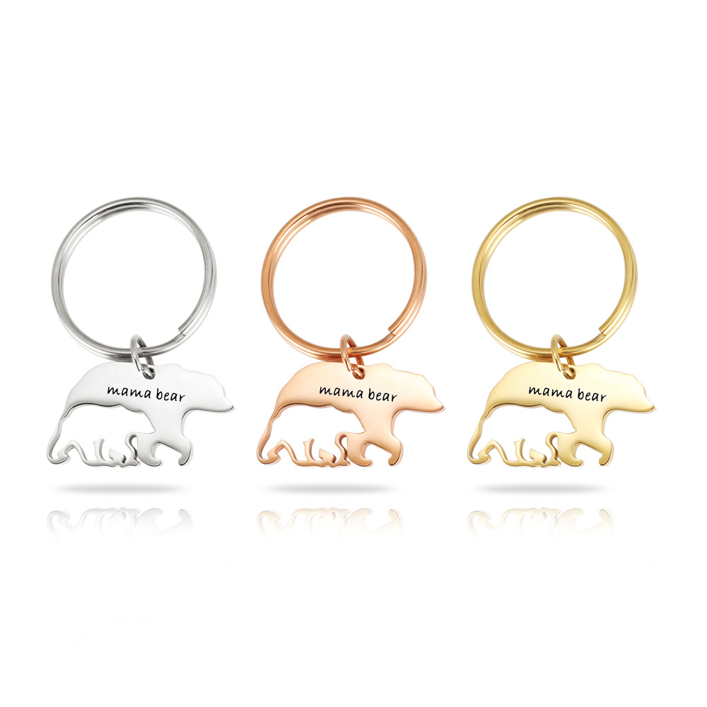 Keychain in Gold Color