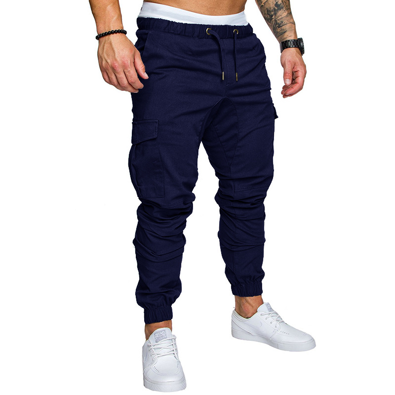Men's Solid Color Casual Loose Men's Bottoms display picture 20