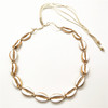Necklace, chain, golden metal set handmade, European style