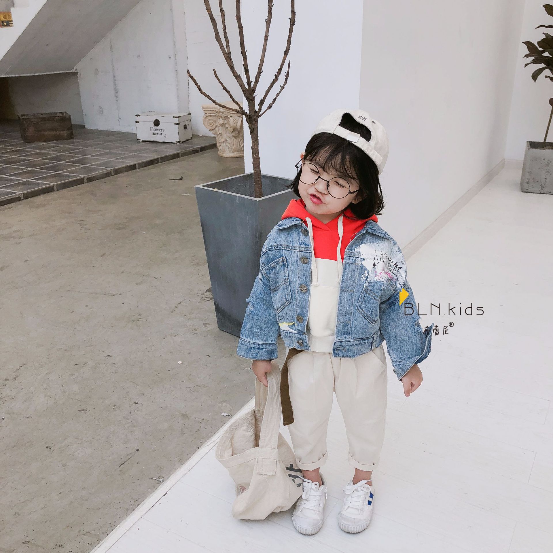 children Chaqueta 2019 Spring Female baby European version fashion jacket Children's clothing Children Easy Jacket
