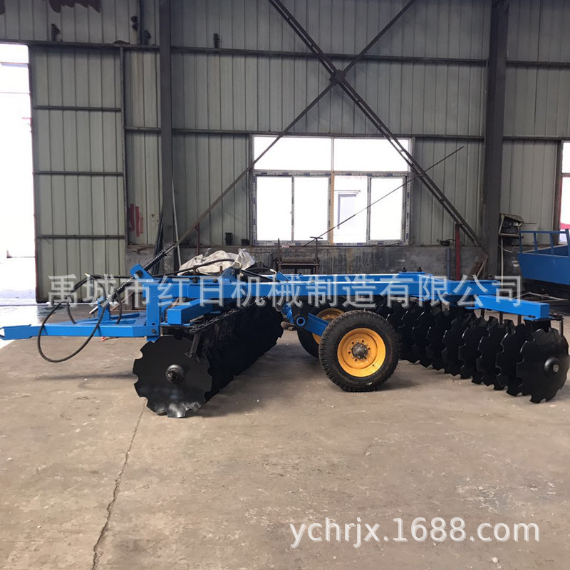 出口圆盘耙   24片圆盘耙   液压牵引圆盘重耙   红日整地重耙