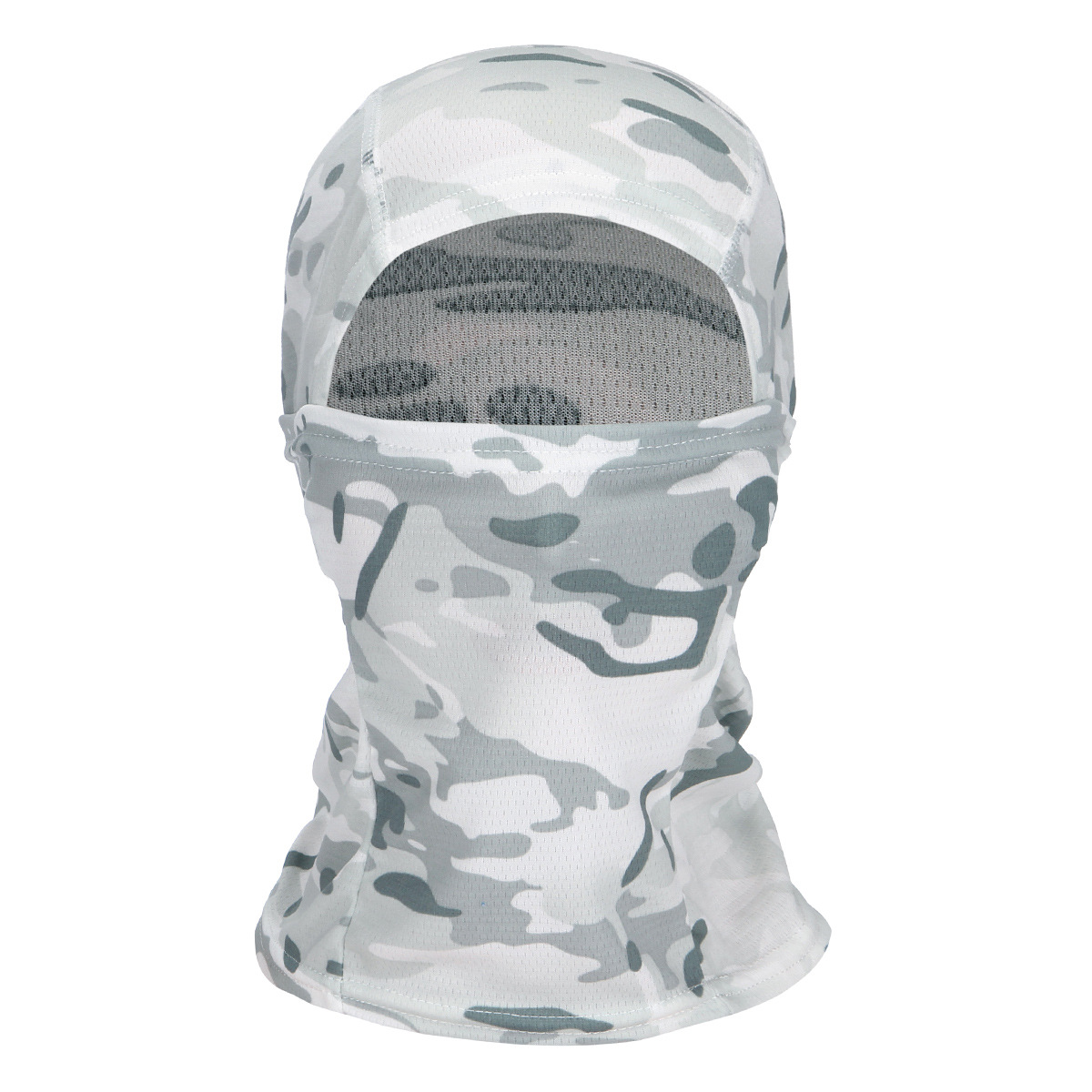 Nuevo Amazon popular camuflaje ninja máscara ciclismo máscara bicicleta máscara MC máscara de camuflaje cabeza a prueba de arena