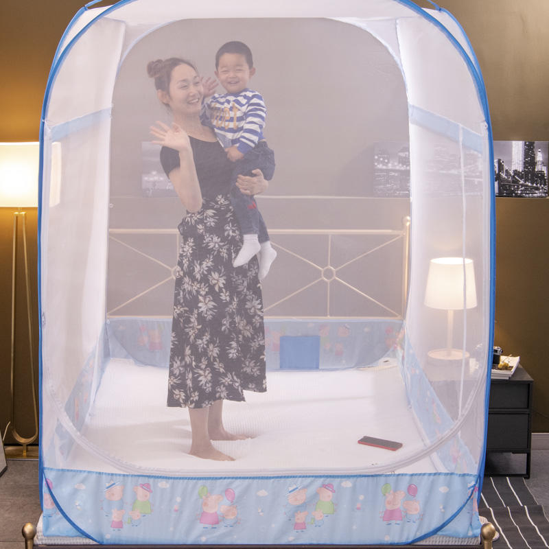 厂家直销 方顶免安装蒙古包蚊帐 全自动三开门户外防蚊可折叠宿舍|ms